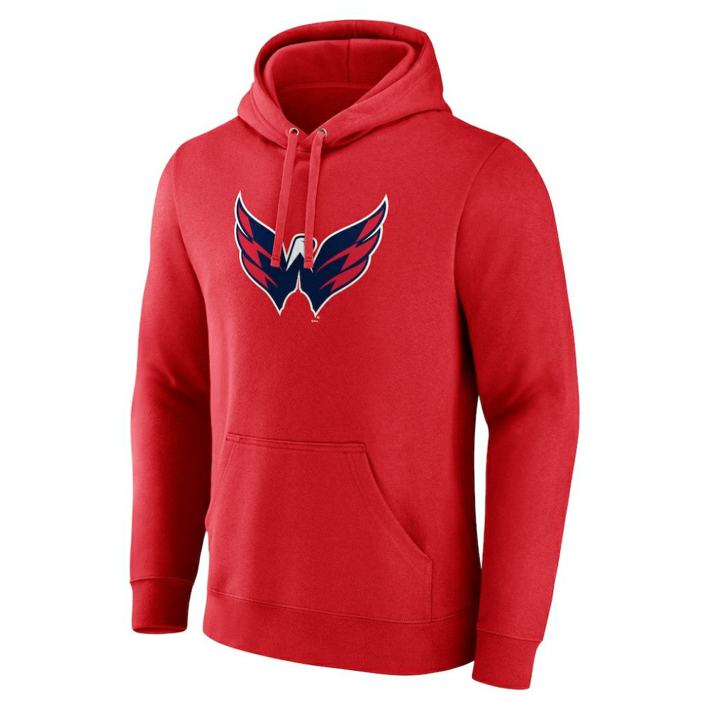 Washington Capitals Fanatics Primary Logo Pullover Hoodie - Red - NHL 5133131
