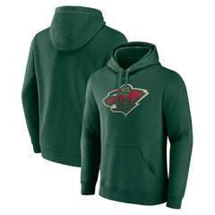 Minnesota Wild Fanatics Primary Logo Pullover Hoodie - Green - NHL 5133137