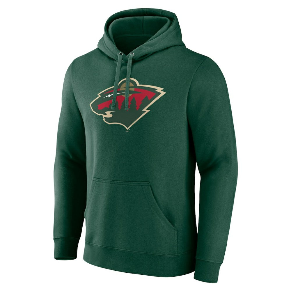 Minnesota Wild Fanatics Primary Logo Pullover Hoodie - Green - NHL 5133137