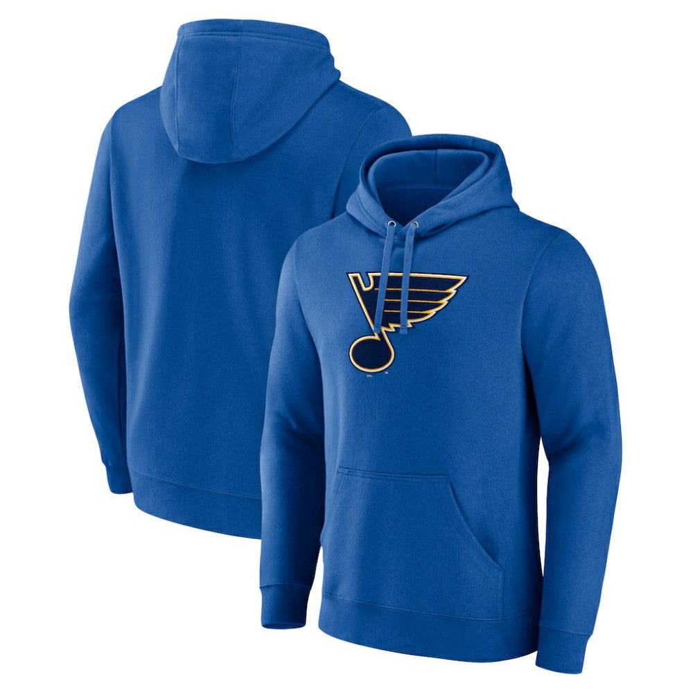 St. Louis Blues Fanatics Primary Logo Pullover Hoodie - Blue - NHL 5133160