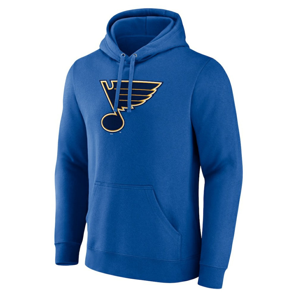 St. Louis Blues Fanatics Primary Logo Pullover Hoodie - Blue - NHL 5133160