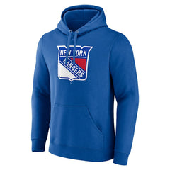 New York Rangers Fanatics Primary Logo Pullover Hoodie - Blue - NHL 5133163