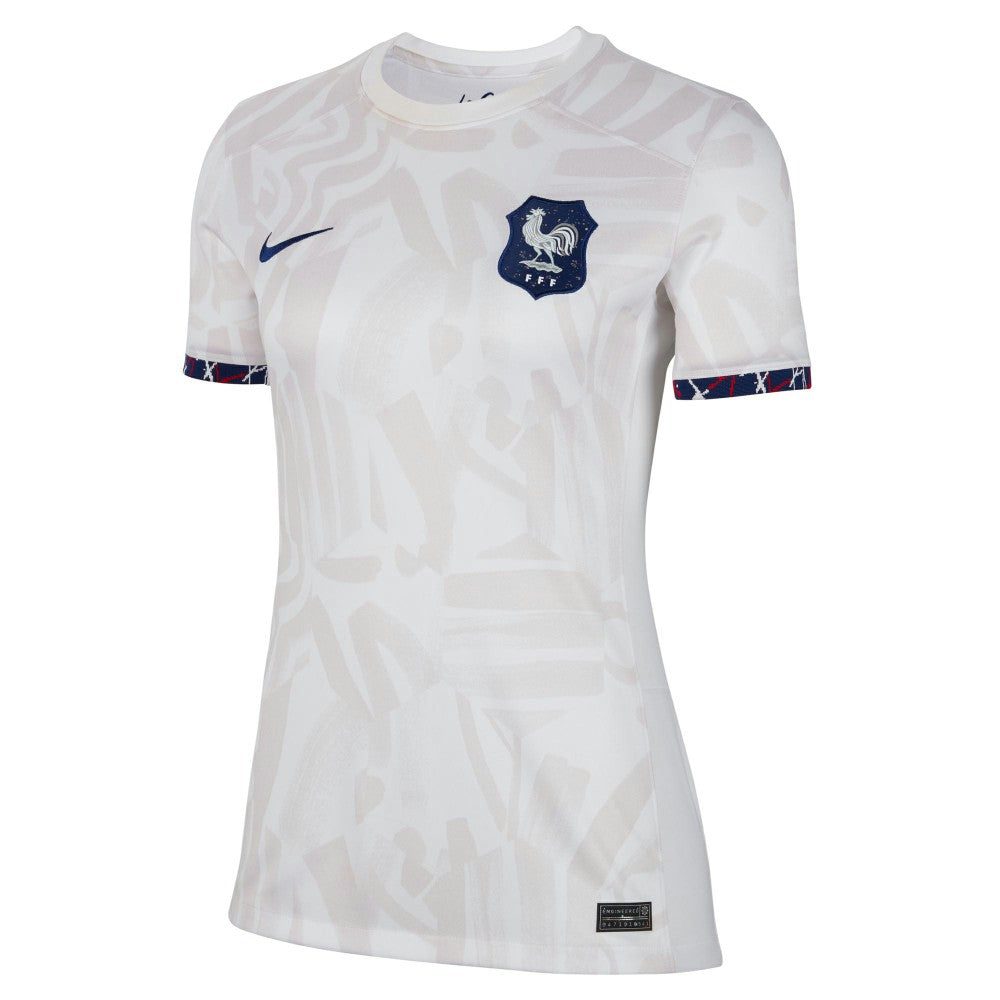 France Women's National Team Women's 2023 Away Stadium Replica Jersey White - Nike outlet