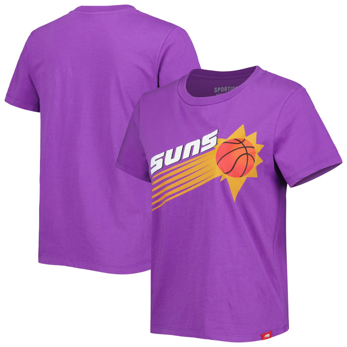 Phoenix Suns Sportiqe Women's Hardwood Classics Arcadia Elevated T-Shirt Purple