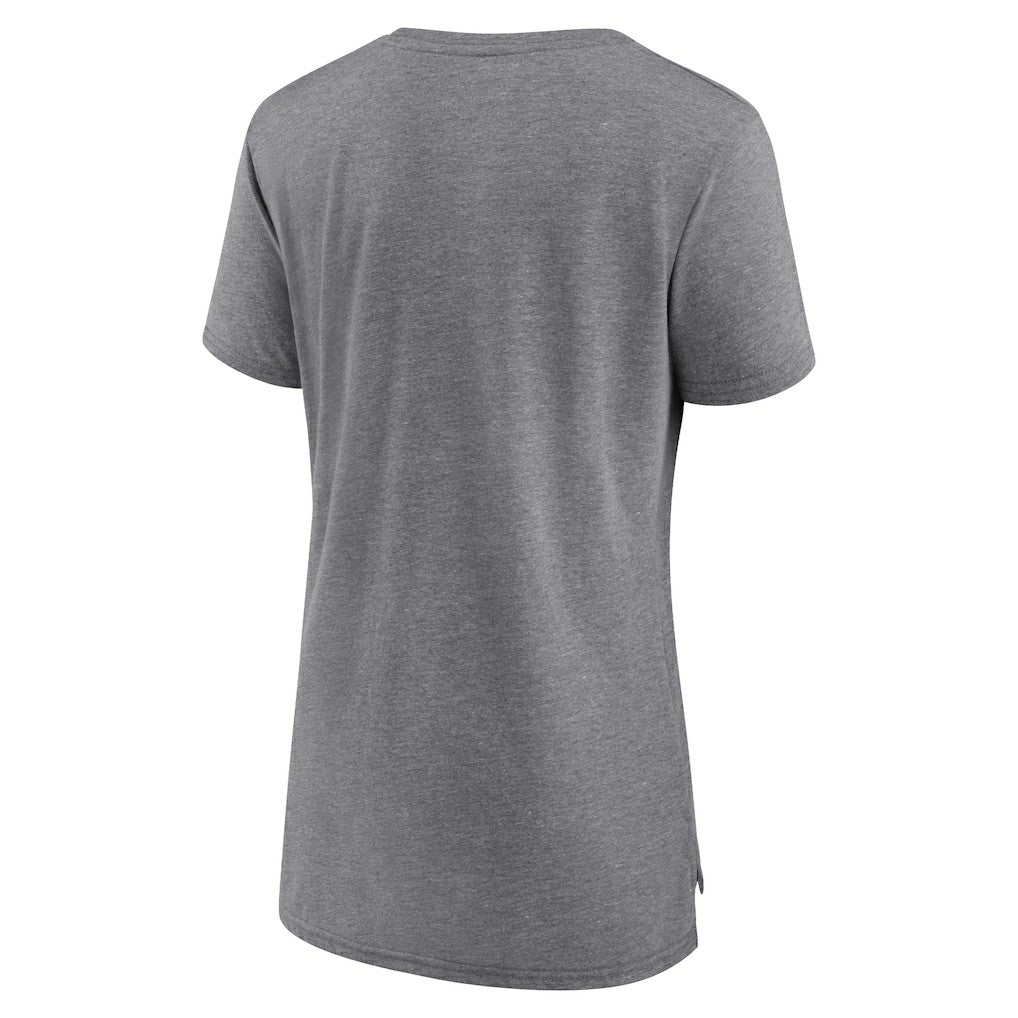 Golden State Warriors Women's Heritage Tri-Blend T-Shirt Heather Gray