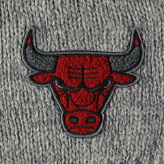 Chicago Bulls Lusso Women's Scarletts Lantern Sleeve Tri-Blend V-Neck Pullover Sweater Gray