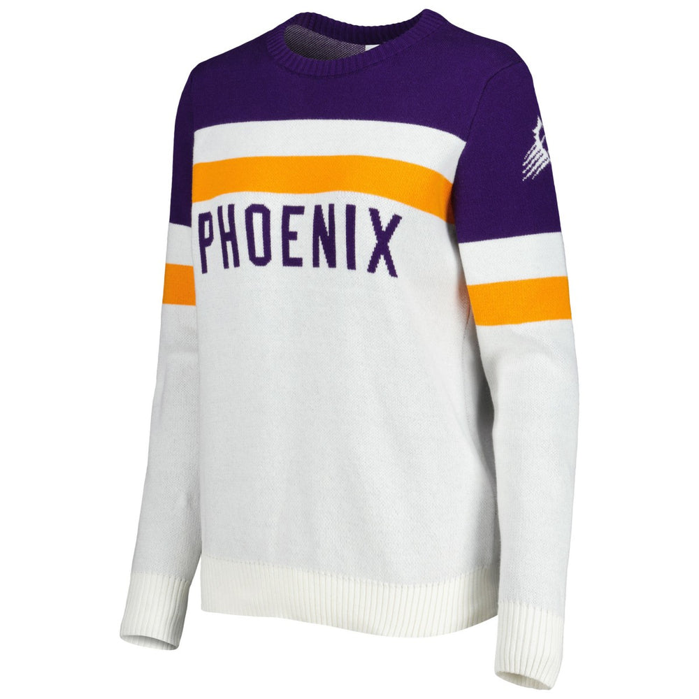 Phoenix Suns Lusso Women's Dominique Pullover Sweater Purple/Cream