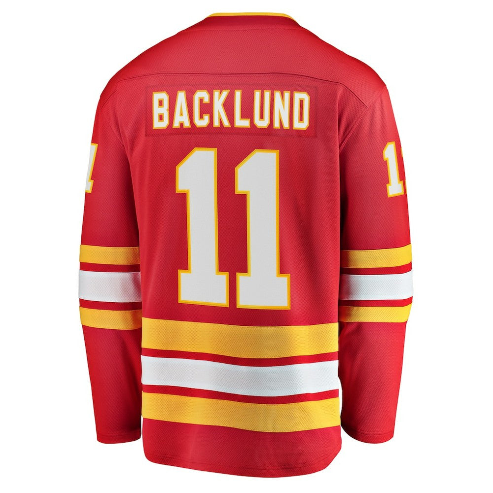 Mikael Backlund Calgary Flames Fanatics Home Breakaway Player Jersey - Red - NHL 5135827