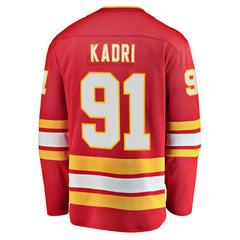 Nazem Kadri Calgary Flames Fanatics Home Breakaway Player Jersey - Red - NHL 5135828