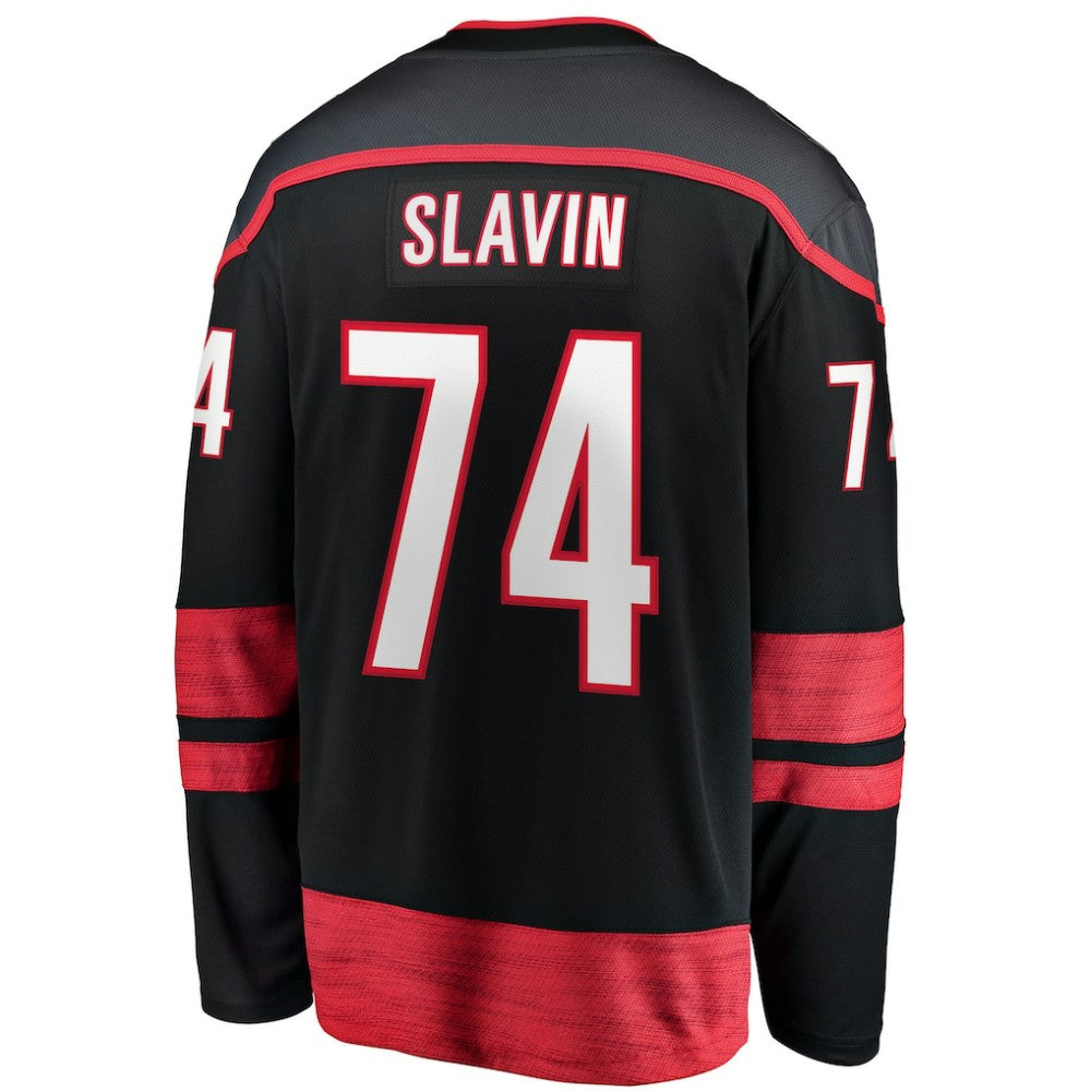 Jaccob Slavin Carolina Hurricanes Fanatics Home Breakaway Player Jersey - Black - NHL 5135839