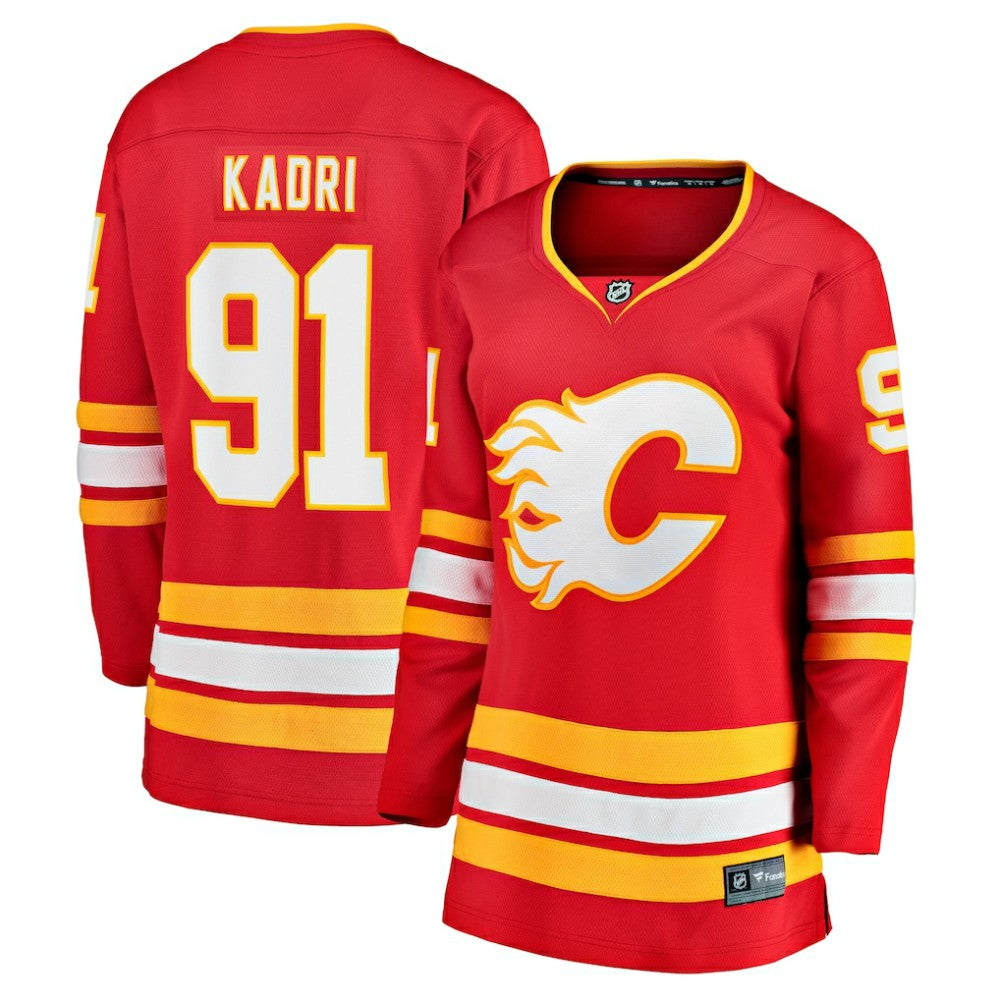 Nazem Kadri Calgary Flames Fanatics Women's Home Breakaway Player Jersey - Red - NHL 5135846