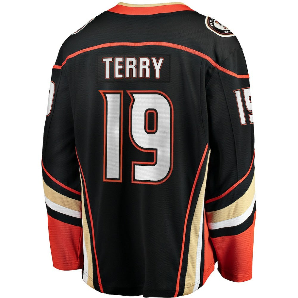 Troy Terry Anaheim Ducks Fanatics Home Team Breakaway Player Jersey - Black - NHL 5135864