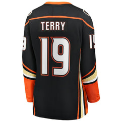 Troy Terry Anaheim Ducks Fanatics Women's Home Team Breakaway Player Jersey - Black - NHL 5135878