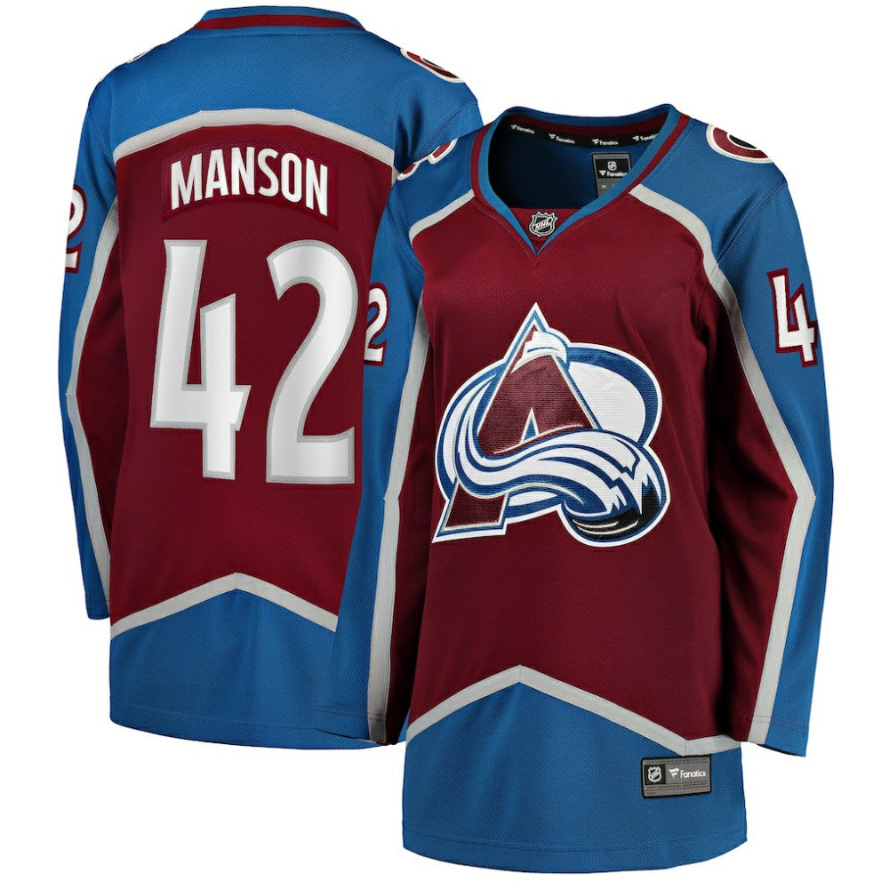 Josh Manson Colorado Avalanche Fanatics Women's Home Breakaway Player Jersey - Burgundy - NHL 5135901