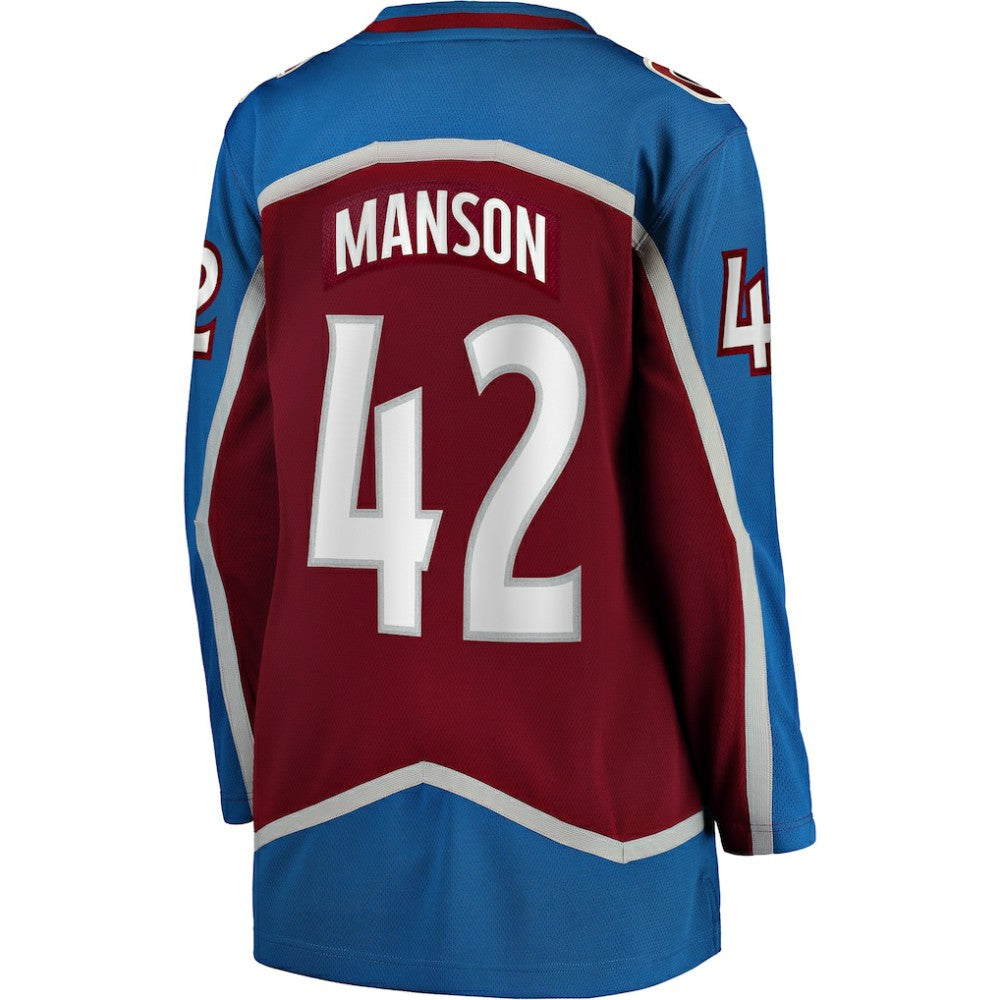 Josh Manson Colorado Avalanche Fanatics Women's Home Breakaway Player Jersey - Burgundy - NHL 5135901