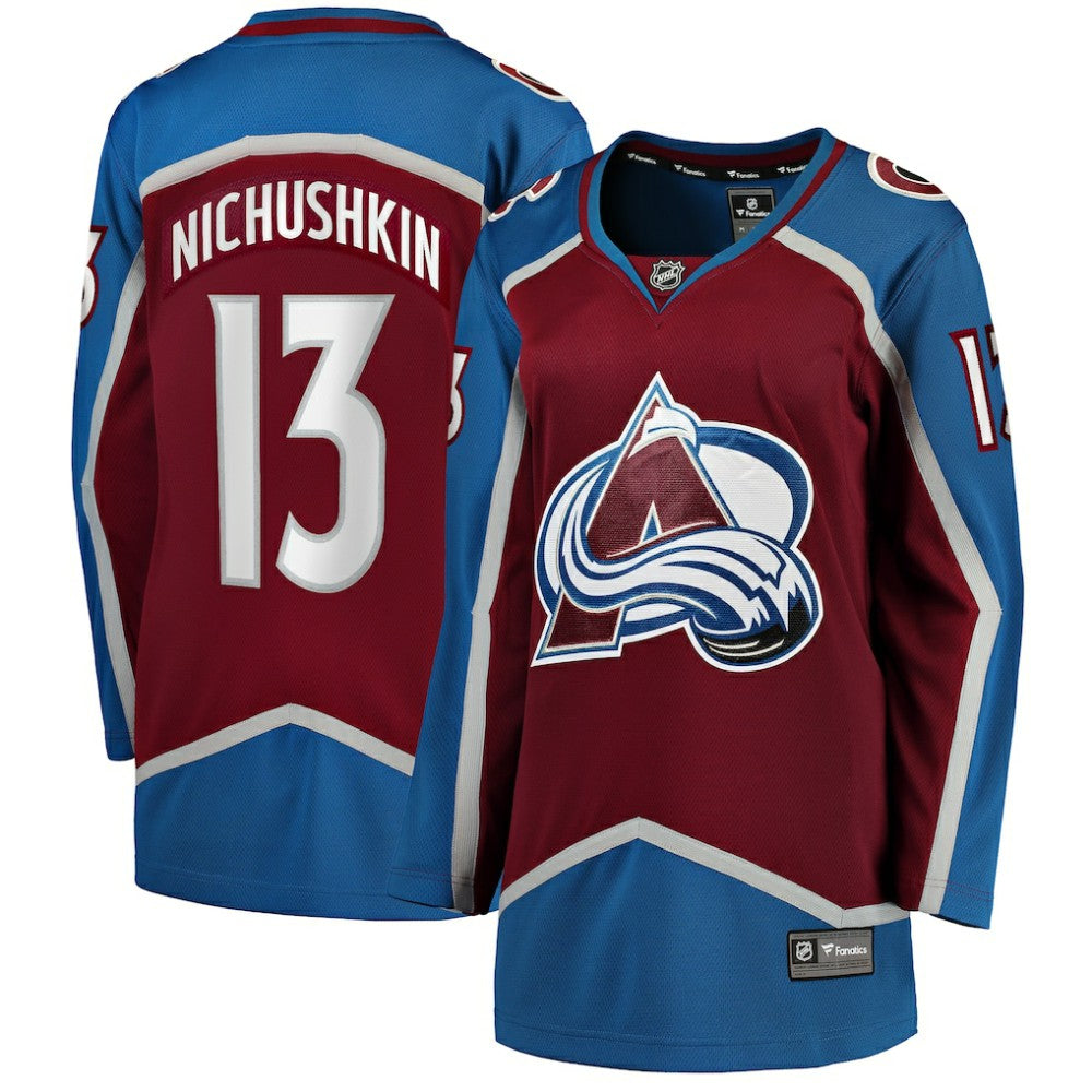 Valeri Nichushkin Colorado Avalanche Fanatics Women's Home Breakaway Player Jersey - Burgundy - NHL 5135903