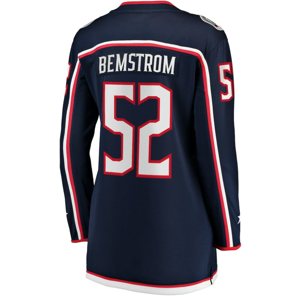 Emil Bemstrom Columbus Blue Jackets Fanatics Women's Home Breakaway Player Jersey - Navy - NHL 5135904