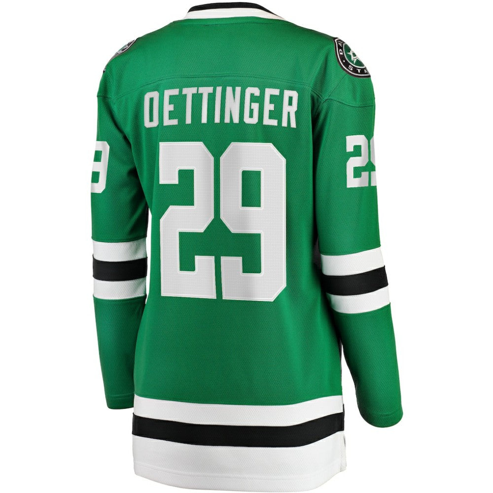 Jake Oettinger Dallas Stars Fanatics Women's Home Breakaway Player Jersey - Kelly Green - NHL 5135922