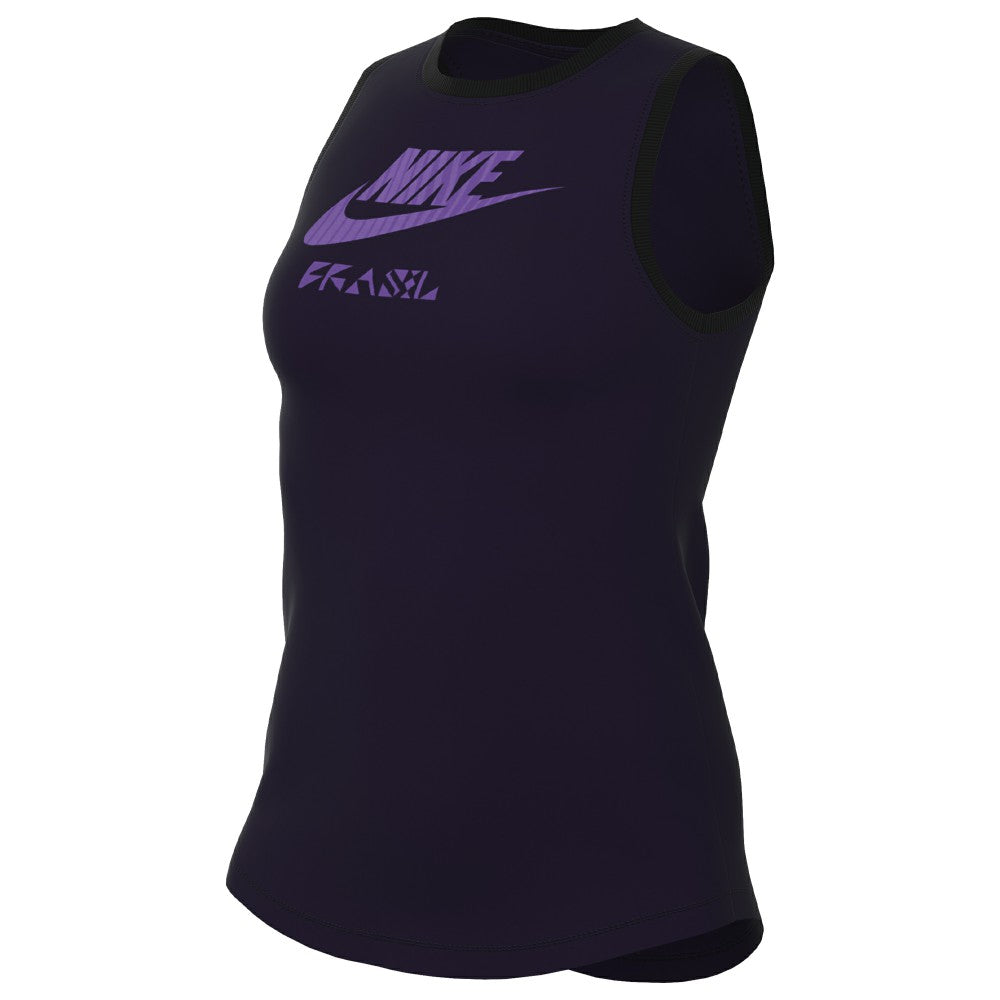 Brazil Women's National Team Women's Futura Tank Top Navy - Nike sale
