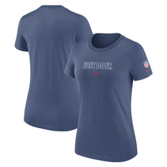 USWNT Women's Just Do It T-Shirt Blue - Nike Discount