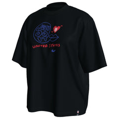 USMNT Women's Spring T-Shirt Black - Nike Discount