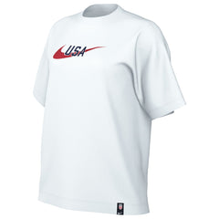 USMNT Women's Swoosh T-Shirt White - Nike