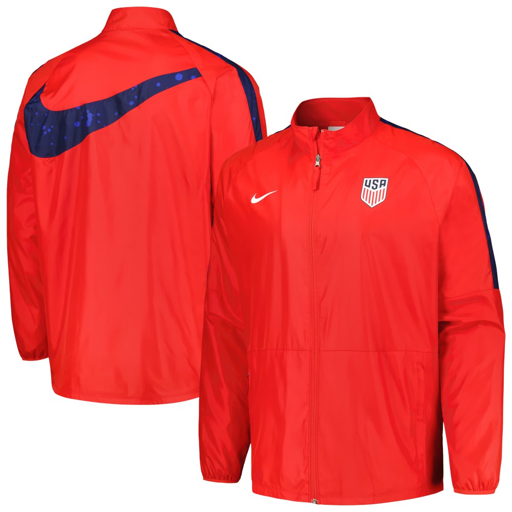 USMNT 2023 Academy AWF Raglan Full-Zip Jacket Red - Nike Discount
