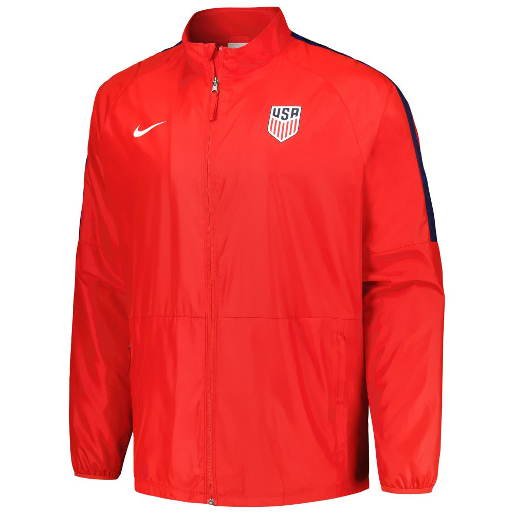 USMNT 2023 Academy AWF Raglan Full-Zip Jacket Red - Nike Discount