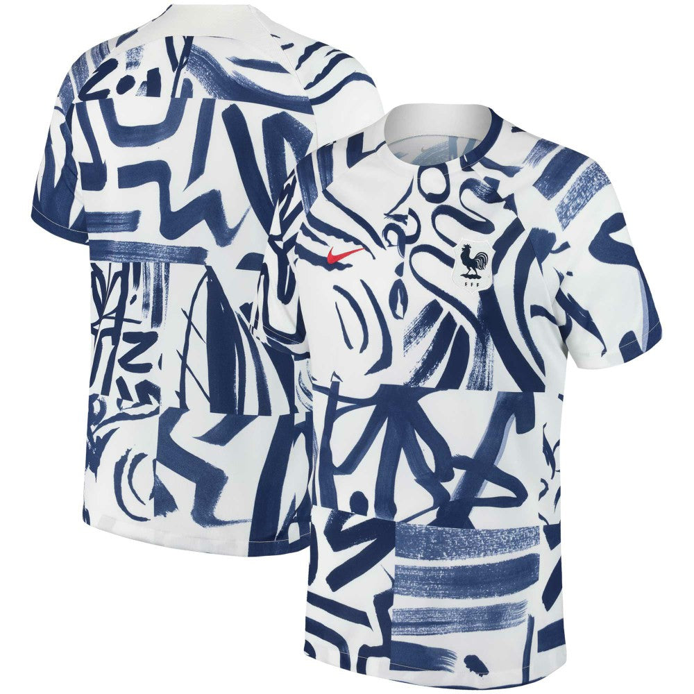 France Women's National Team 2023 Academy Pro Pre-Match Top White - Nike cheap