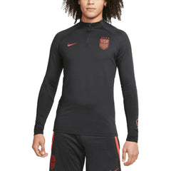 USWNT 2023 Strike Drill Performance Raglan Quarter-Zip Long Sleeve Top Black - Nike sale