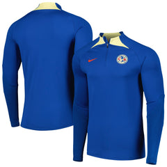 Club America Strike Drill 2023/24 Performance Quarter-Zip Long Sleeve Top Blue - Nike Discount