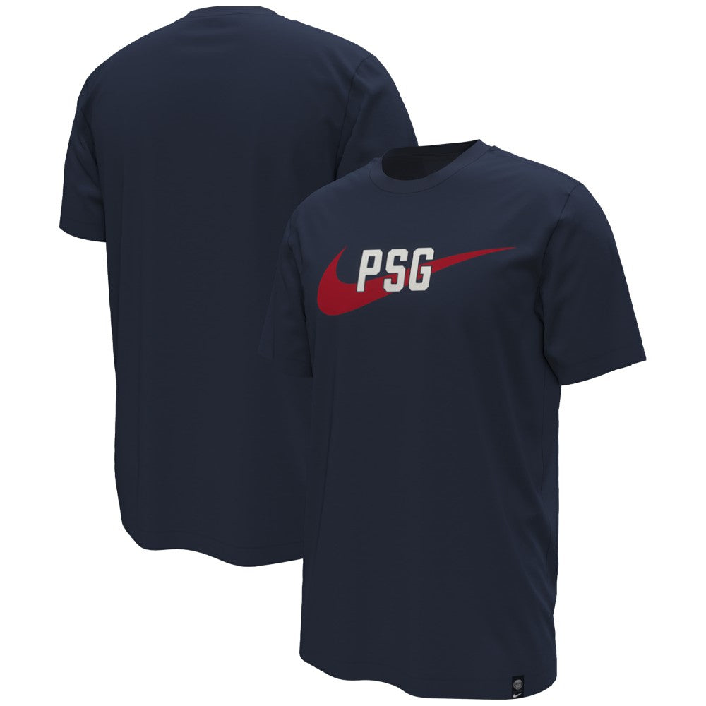 Paris Saint-Germain Swoosh T-Shirt Navy - Nike Discount