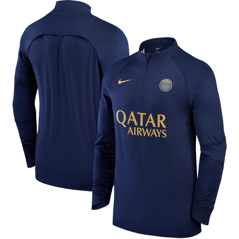 Paris Saint-Germain 2023/24 Strike Drill Raglan Quarter-Zip Top Navy - Nike cheap