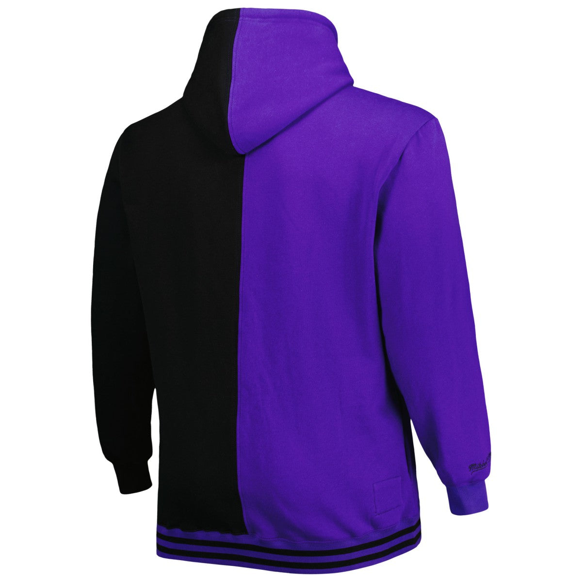 Phoenix Suns Big & Tall Hardwood Classics Split Pullover Hoodie Purple/Black | Mitchell & Ness discount