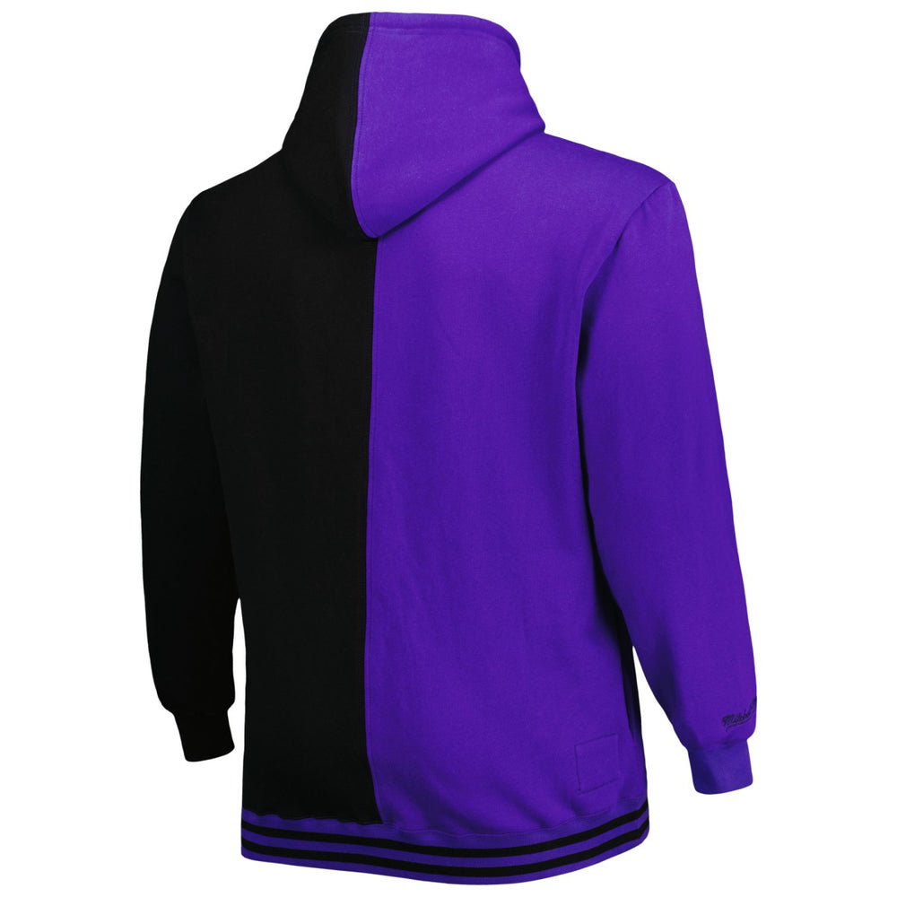 Phoenix Suns Big & Tall Hardwood Classics Split Pullover Hoodie Purple/Black | Mitchell & Ness discount