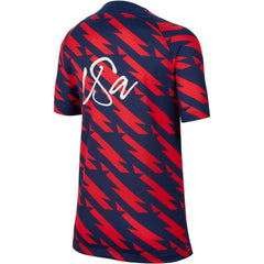USWNT Youth 2023/24 Academy Pro Performance Pre-Match Top Red - Nike