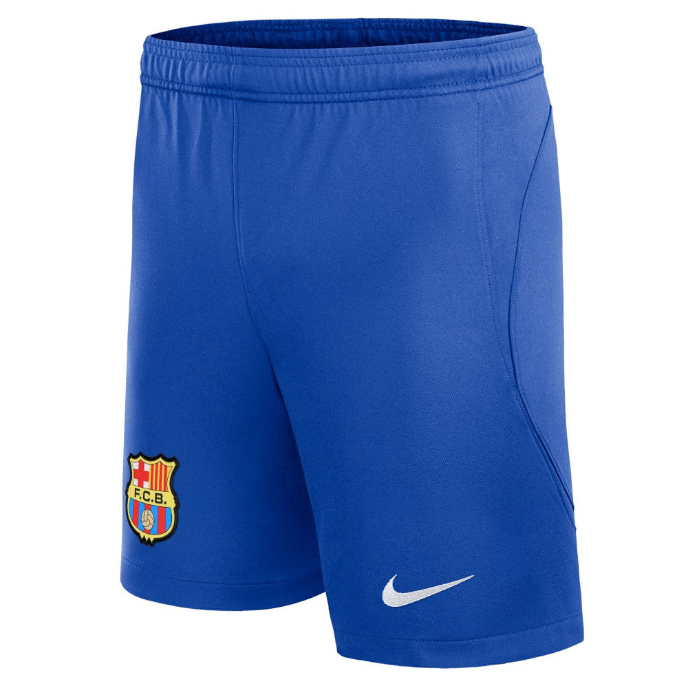 Barcelona Youth 2023/24 Away Stadium Performance Shorts Royal - Nike