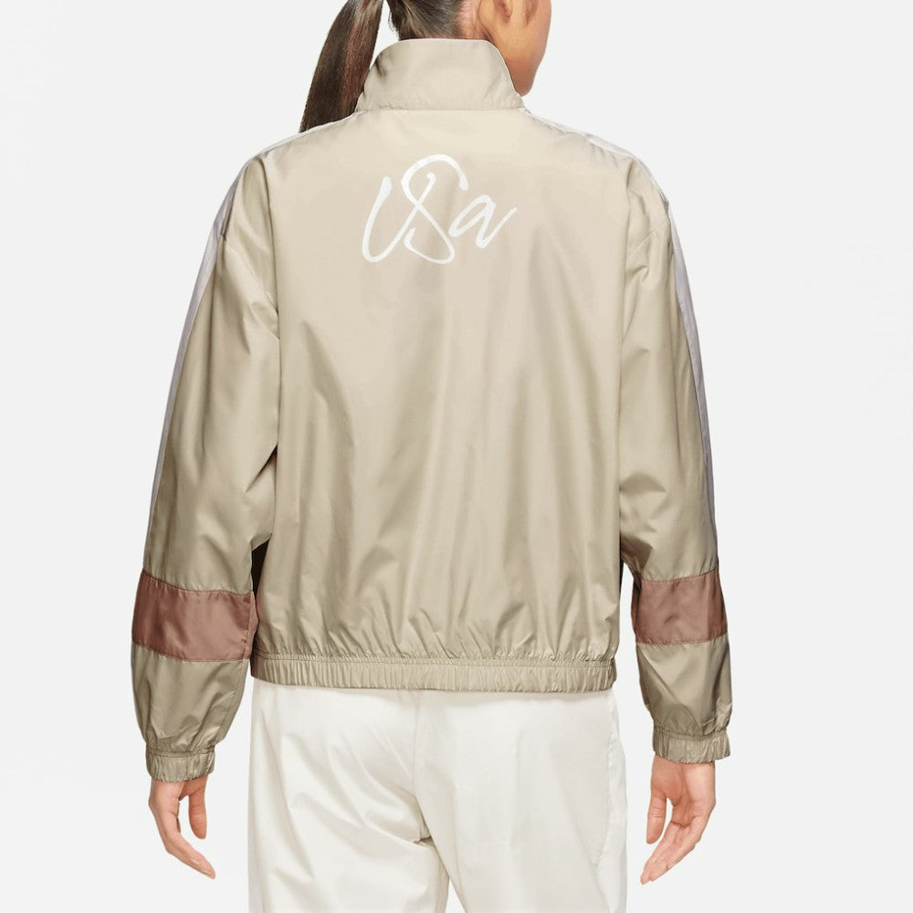 USMNT Women's Essential Full-Zip Jacket Tan - Nike outlet