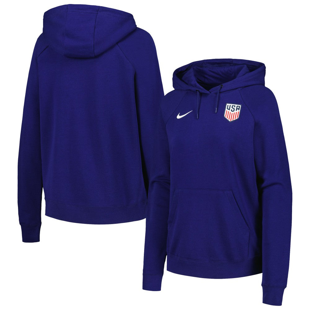 USMNT Women's Essential Raglan Pullover Hoodie Navy - Nike Discount