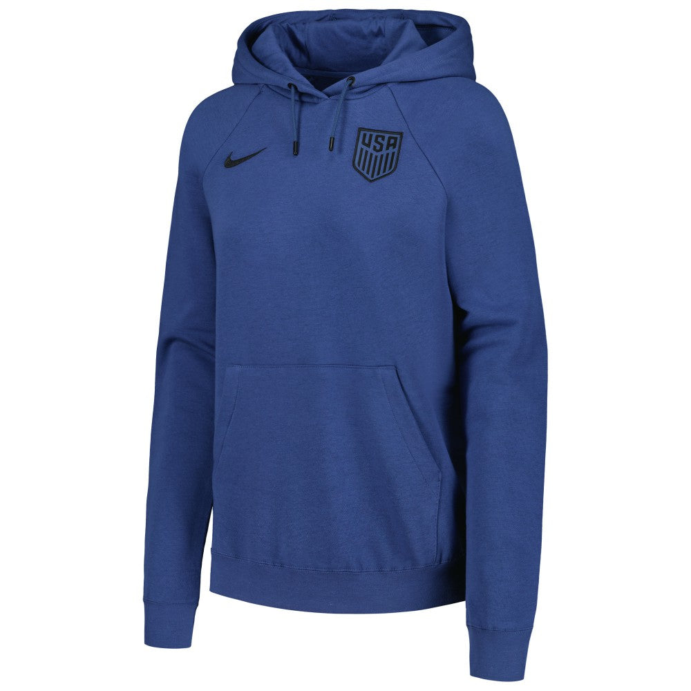 USMNT Women's Essential Raglan Pullover Hoodie Blue - Nike for sale
