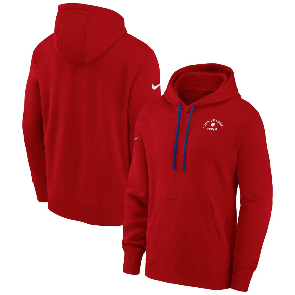 Barcelona Women's Essential Pullover Hoodie Red - Nike cheap