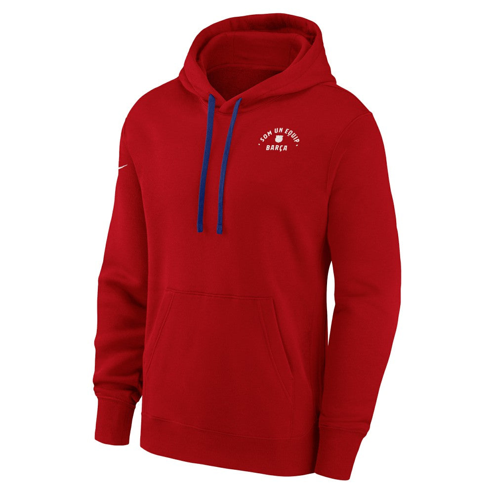 Barcelona Women's Essential Pullover Hoodie Red - Nike cheap