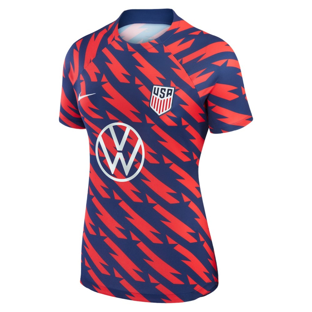 USMNT Women's 2023 Strike Drill Pre-Match Top Red - Nike Discount