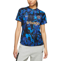 Chelsea Women's 2023/24 Home Academy Pro Pre-Match Top Blue - Nike