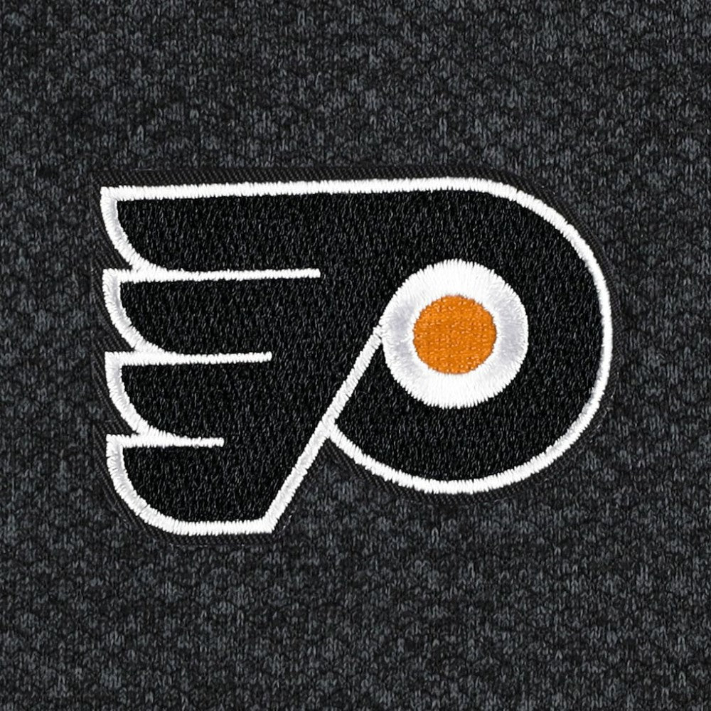 Philadelphia Flyers Antigua Course Quarter-Zip Jacket - Heathered Black - NHL 5138520
