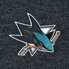 San Jose Sharks Antigua Course Quarter-Zip Jacket - Heathered Black - NHL 5138529