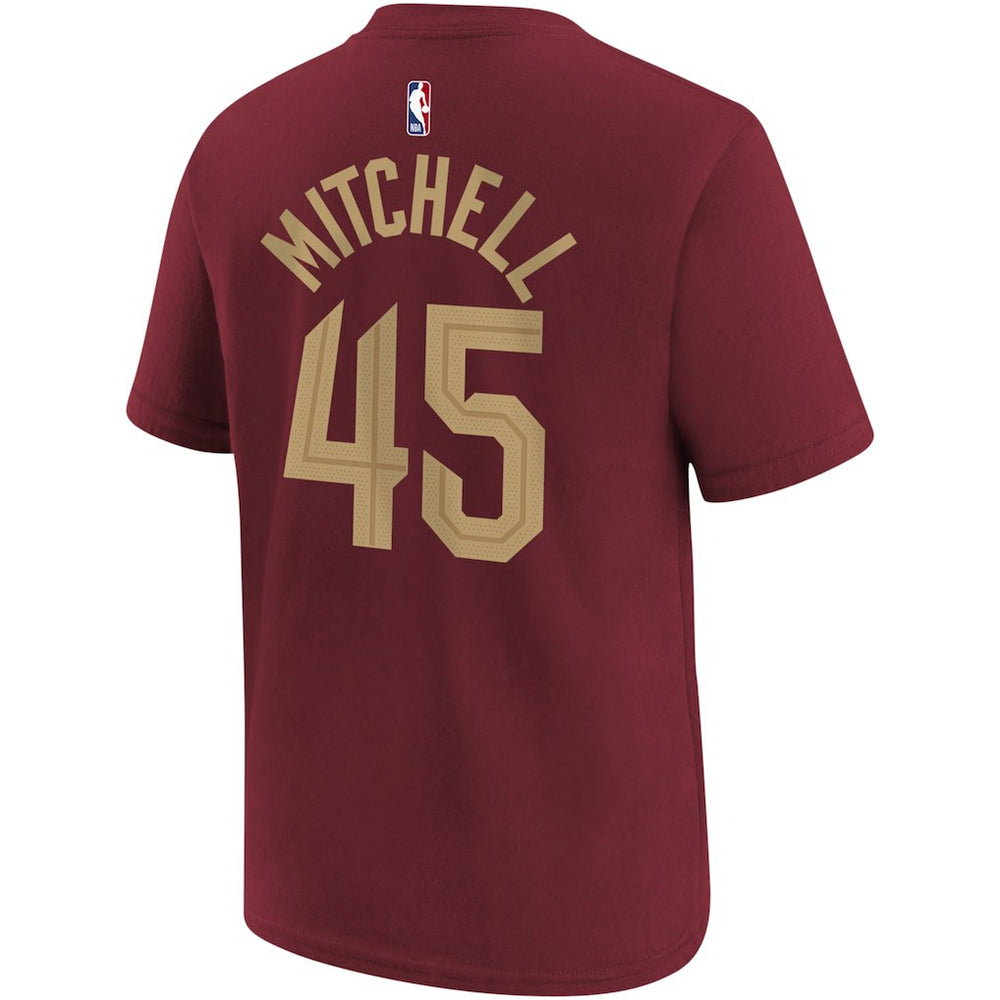 Donovan Mitchell Cleveland Cavaliers Youth Icon Edition Name & Number T-Shirt for sale Wine | Nike Lifestyle