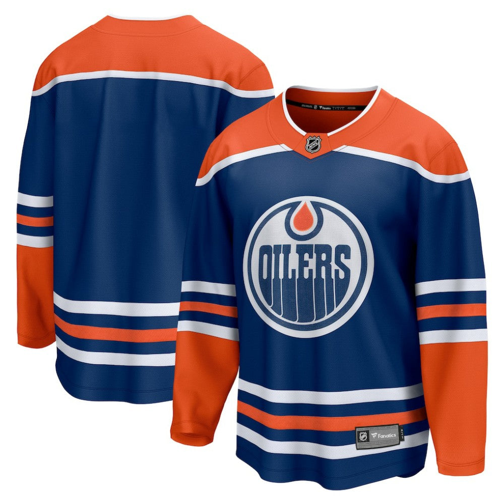 Edmonton Oilers Fanatics Home Breakaway Blank Jersey - Royal - NHL 5143783
