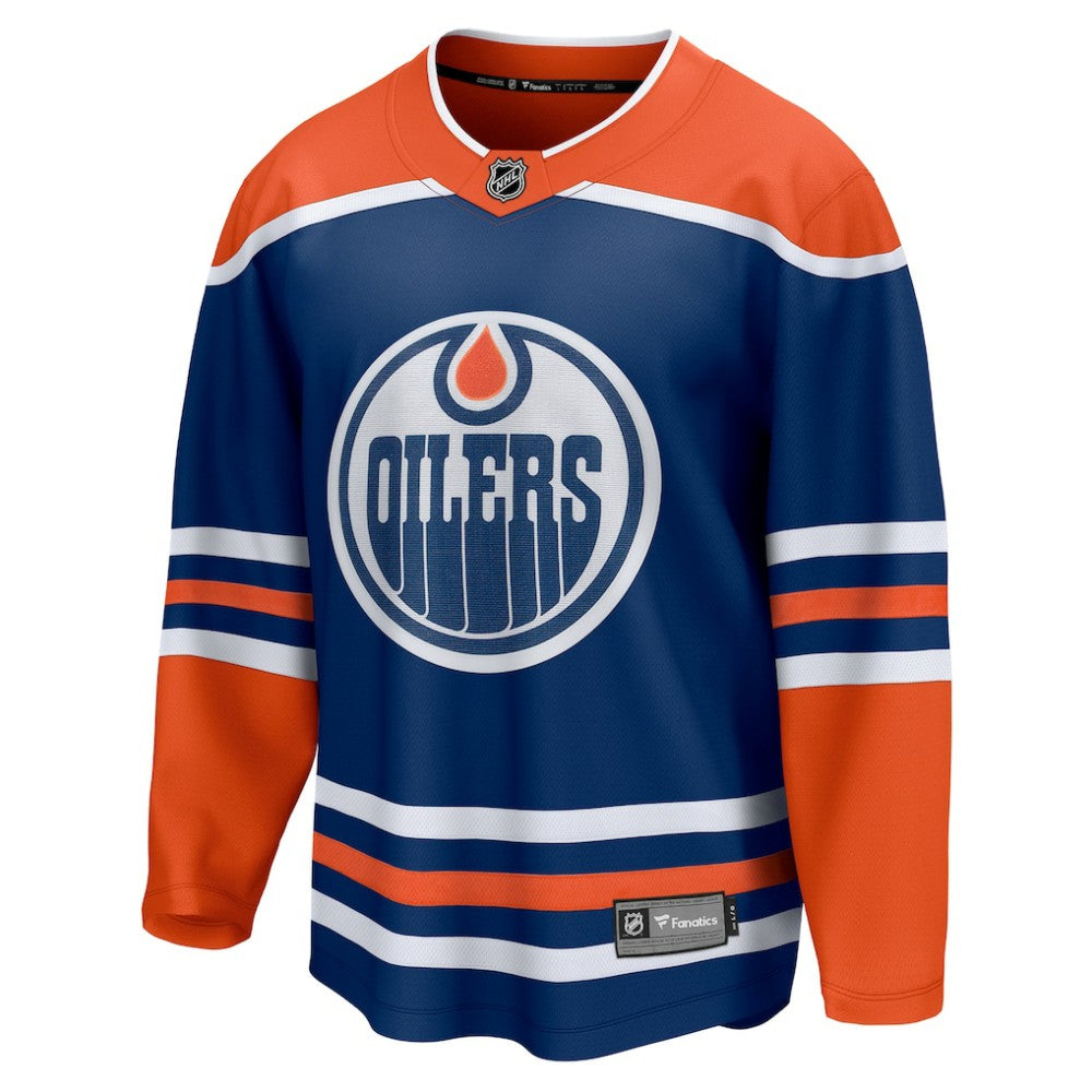 Edmonton Oilers Fanatics Home Breakaway Blank Jersey - Royal - NHL 5143783
