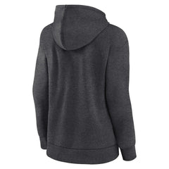 Las Vegas Raiders Women's Primary Logo Pullover Hoodie Charcoal